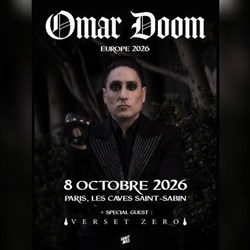 Affiche de Omar Doom & Special guest : Verset zero