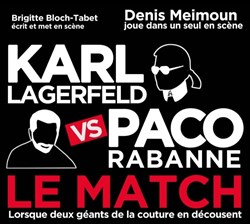 Affiche de Karl Lagerfeld vs Paco Rabanne : le Match