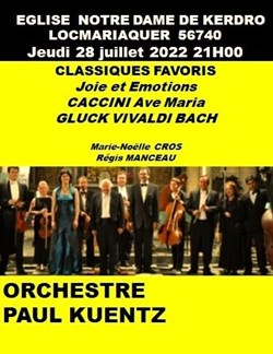 Affiche de Paul Kuentz : Classiques favoris | Locmariaquer