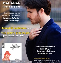 Affiche de Récital de piano | Dimitri Malignan