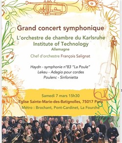 Affiche de Orchestre Symphonique Allemand de Karlsruhe