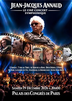 Affiche de J.J Annaud Ciné-concert symphonique