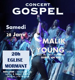 Affiche de Gospel Live Expérience & Malik Young Chorales