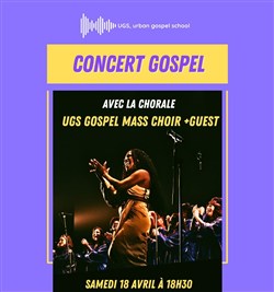 Affiche de Concert avec le UGS Gospel Mass Choir