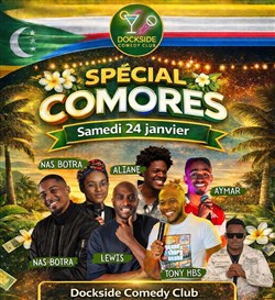 Affiche de Dockside Comedy Club Spécial Comores
