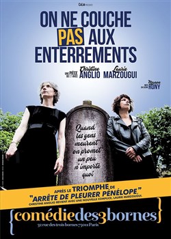 Affiche de On ne couche pas aux enterrements