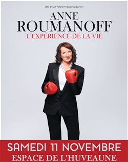 Affiche de Anne Roumanoff dans L'expérience de la vie