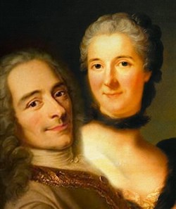 Affiche de Emilie du Chatelet et Voltaire avant Beauvoir et Sartre