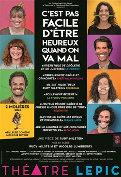 Affiche de C'est pas facile d'être heureux quand on va mal