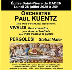 Affiche de Orchestre Paul Kuentz : Vivaldi / Pergolesi | Baden