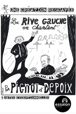 Affiche de La Rive Gauche en Chantant par Pignot et Depoix