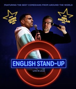 Affiche de English Stand-Up Comedy Club Presents: James Elwa & Neil Sinclair