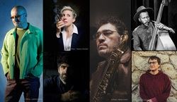 Affiche de Festival Jazz à Cortot : Bojan Z, Julien Lourau, Claudia Solal, Benjamin Moussay, Joe Sanders, Rob Clearfield