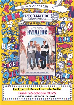 Affiche de L'Ecran Pop Cinéma-Karaoké : Mamma Mia !