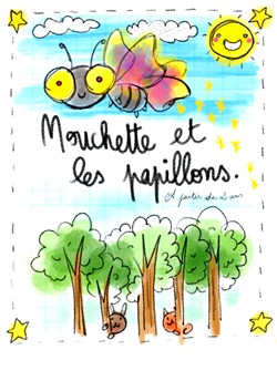 Affiche de Mouchette et les papillons