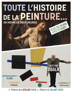 Affiche de Toute l'histoire de la peinture en moins de deux heures | par Hector Obalk