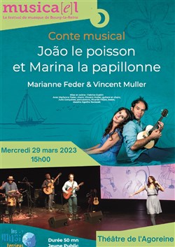 Affiche de Joao le poisson et Marina la papillonne