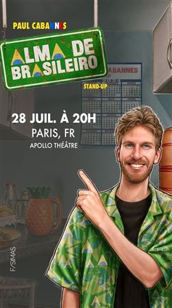 Affiche de Paul Cabannes dans Alma de Brasileiro