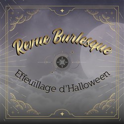 Affiche de Revue Burlesque d'Halloween avec les Polissonnes