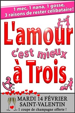 Affiche de L'amour c'est mieux à trois