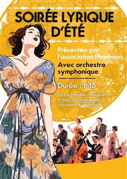 Affiche de Soirée lyrique d'été