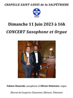 Affiche de Saxophone et orgue à la Salpêtrière