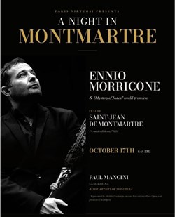 Affiche de A Night in Montmartre : Hommage à Ennio Morricone et les plus beaux Ave Maria