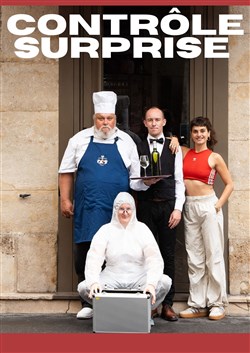 Affiche de Contrôle surprise | Théâtre apéro immersif