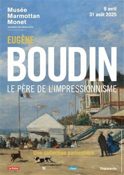 Affiche de Visite guidée : Exposition Eugène Boudin, le père de l'impressionnisme : une collection particulière | par Pierre-Yves Jaslet