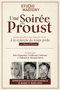 Affiche de Une soirée avec Marcel Proust