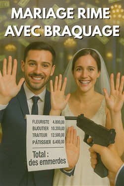 Affiche de Mariage rime avec braquage