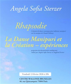 Affiche de Rhapsodie : La danse manipuri et la création - Expériences
