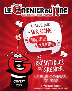 Affiche de Le Grenier du rire dîner spectacle