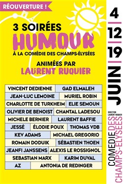 Affiche de Soirées humour de la comédie