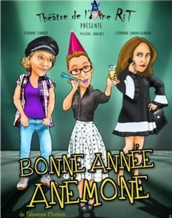 Affiche de Bonne Année Anémone