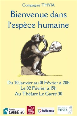 Affiche de Bienvenue dans l'espèce humaine