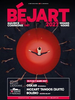 Affiche de Béjart Ballet Lausanne : Hommage à Maurice Béjart