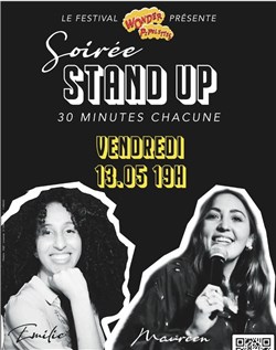 Affiche de Emilie Simonnet et Maureen dans Soirée STAND UP - 30 minutes chacune / Apéro