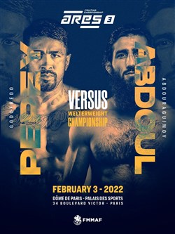 Affiche de MMA Ares 3 | Gogofredo Pepey VS Abdoul Abdouraguimov