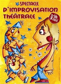 Affiche de Spectacle d'improvisation du Beding Be'Dingue Théâtre | Mois Molière