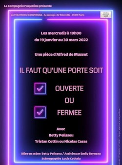 Affiche de Il faut qu'une porte soit ouverte ou fermée