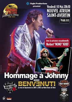 Affiche de Hommage à Johnny avec Bienvenuti