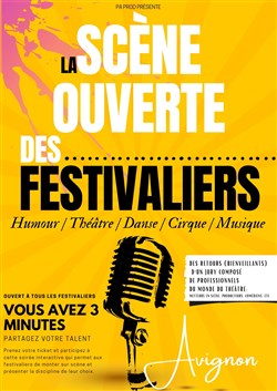Affiche de La scène ouverte des festivaliers