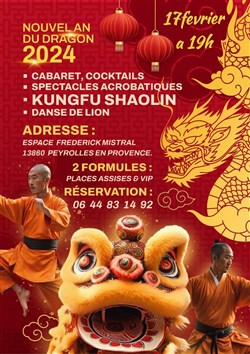 Affiche de Nouvel An Chinois du Dragon