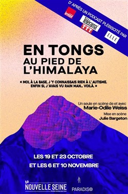 Affiche de En Tongs au Pied de l'Himalaya