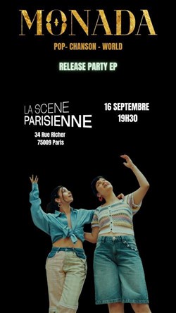 Affiche de Release Party : EP Monada