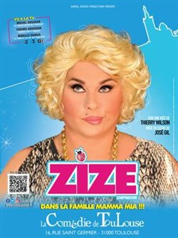 Affiche de Zize dans La famille Mamma Mia