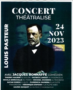 Affiche de Concert theatralisé Louis Pasteur