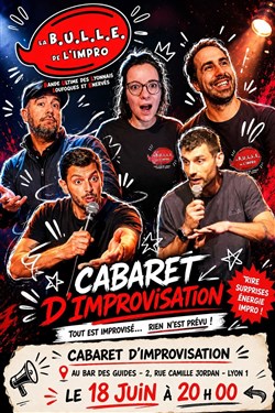 Affiche de Cabaret d'improvisation