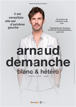 Affiche de Arnaud Demanche dans Blanc et Hétéro